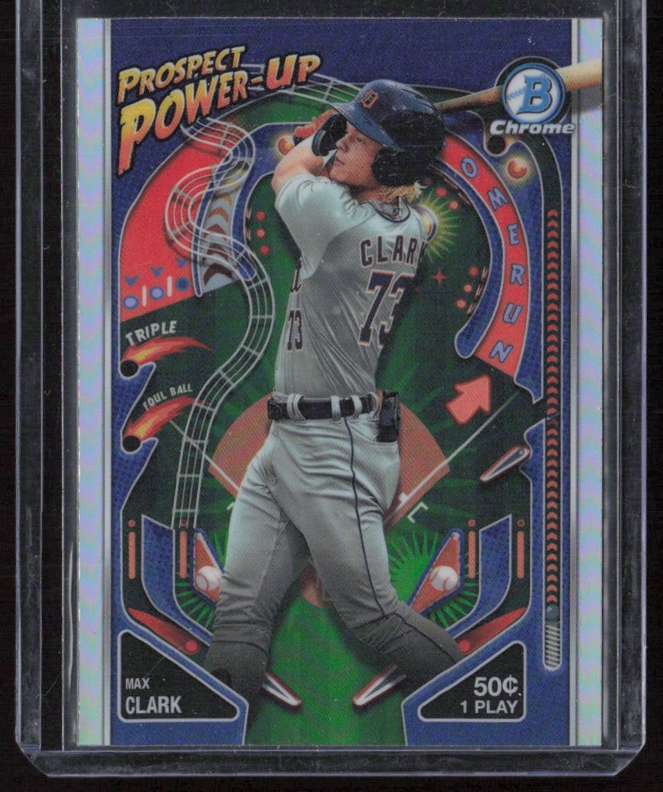 2024 Bowman Chrome Prospect Power-Up #PP-12 Max Clark