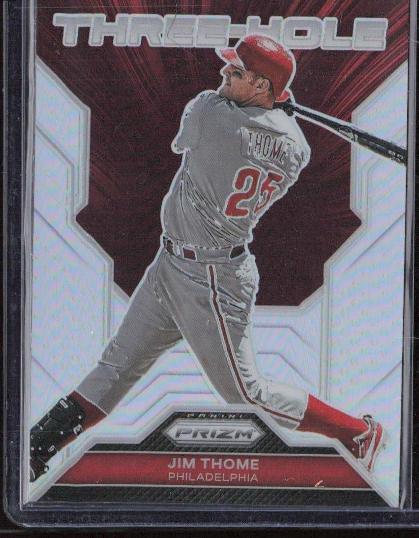 2023 Panini Prizm #TH8 Jim Thome Three-Hole