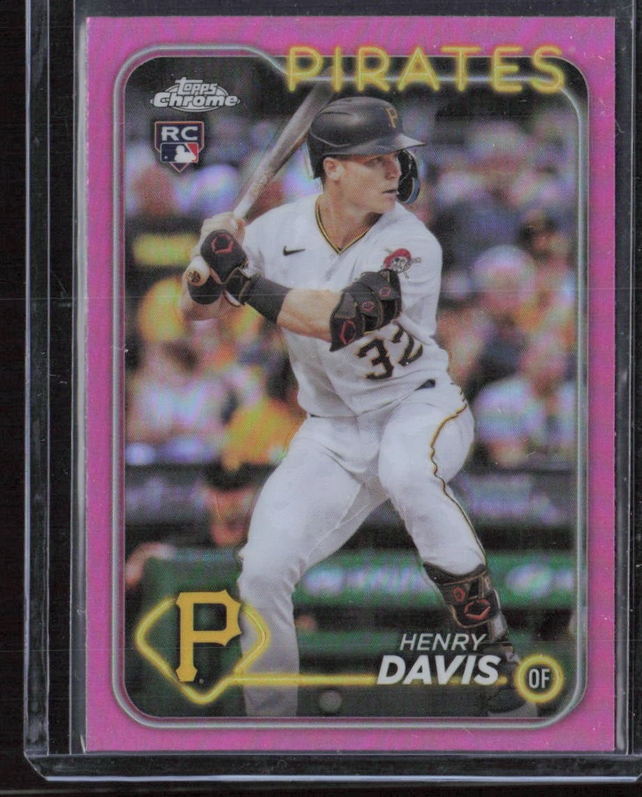 2023 Topps Chrome #260 Henry Davis Pink Refractor