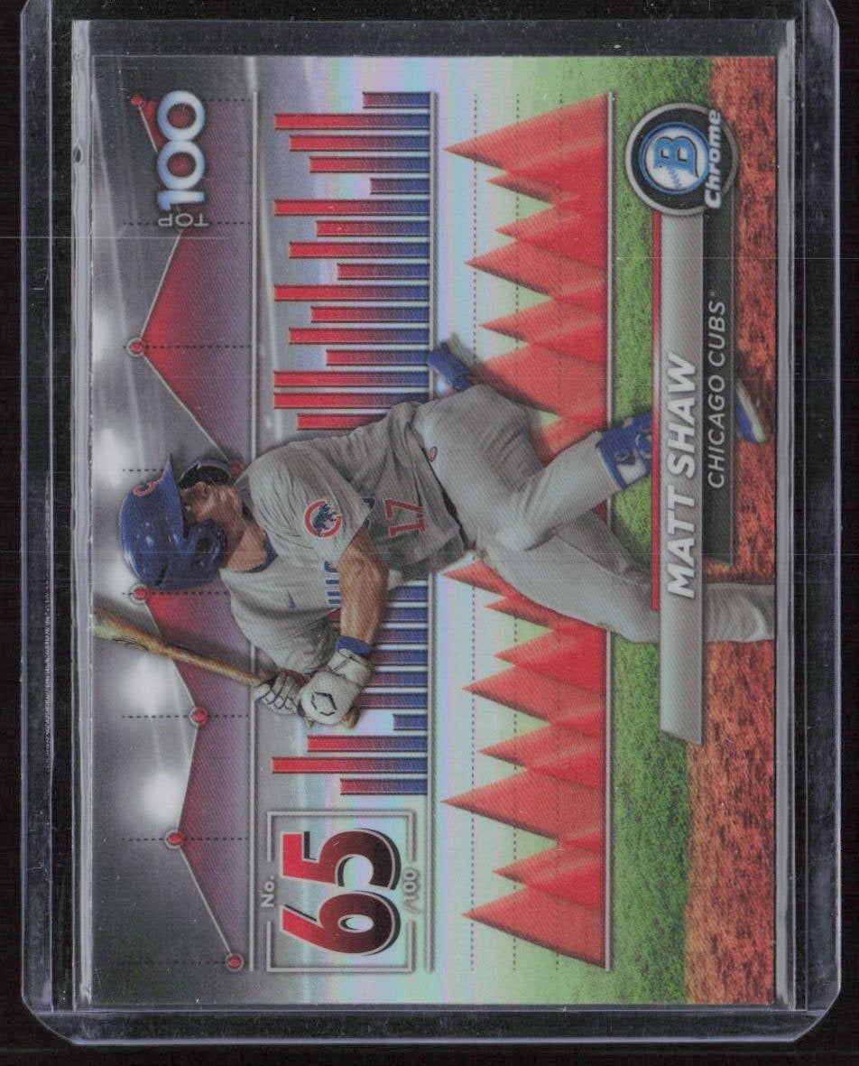2024 Bowman Chrome #BTP-65 MATT SHAW Top 100