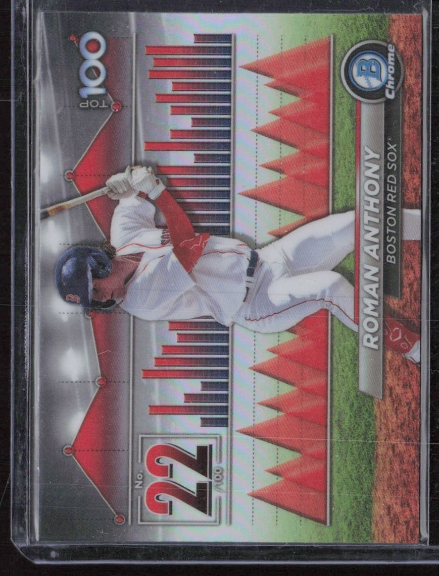 2024 Bowman Chrome #BTP-22 ROMAN ANTHONY Top 100