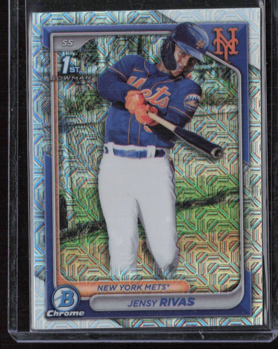 2024 Bowman Chrome #BCP-251 Jensy Rivas Mojo Refractor