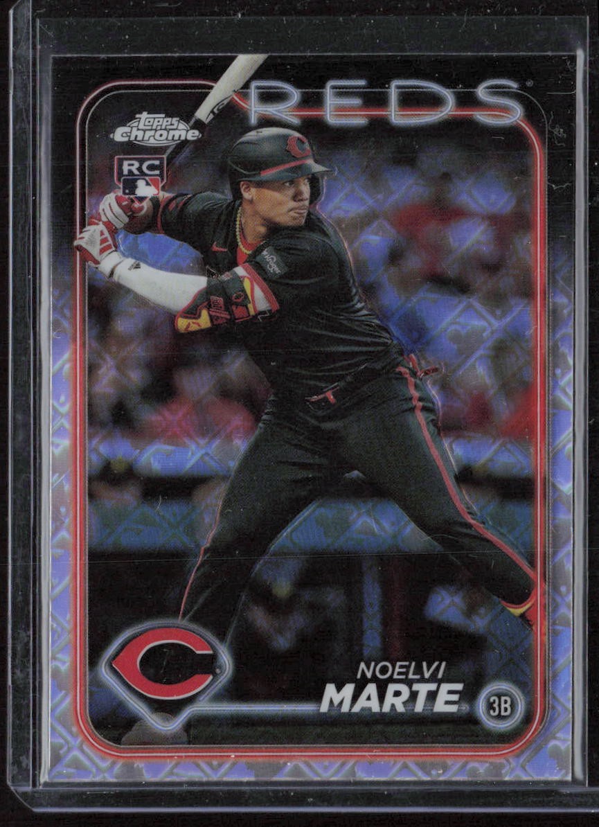 2023 Topps Chrome #177 Noelvi Marte Logofractor