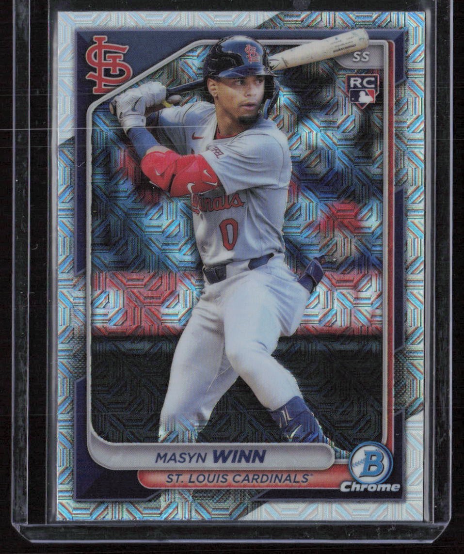 2024 Bowman Chrome #SS Masyn Winn Mojo Refractor