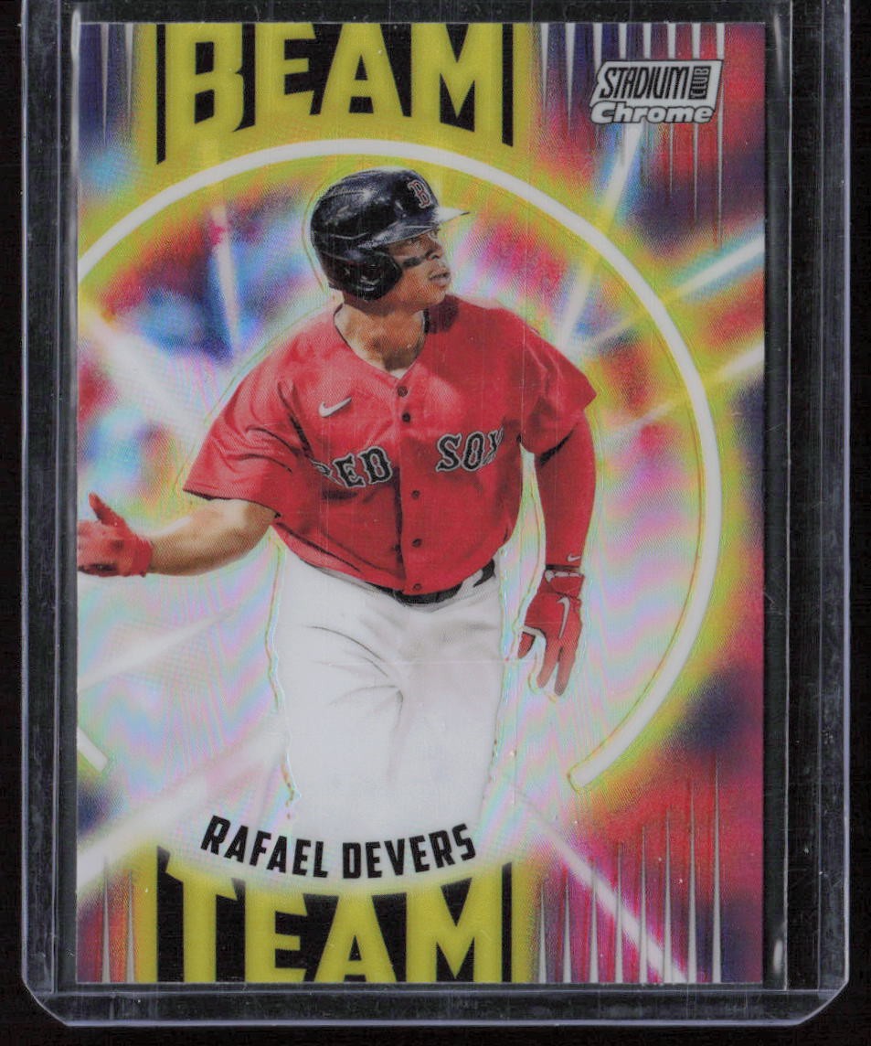 2022 Topps Stadium Club Chrome #BT-18 Rafael Devers Beam Team
