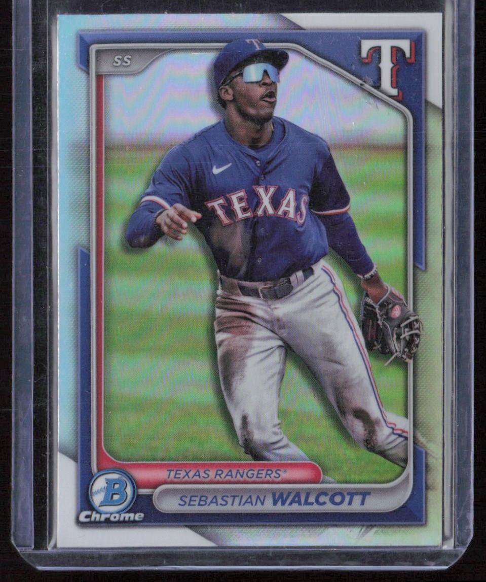 2024 Bowman Chrome #BDC-112 Sebastian Walcott Refractor