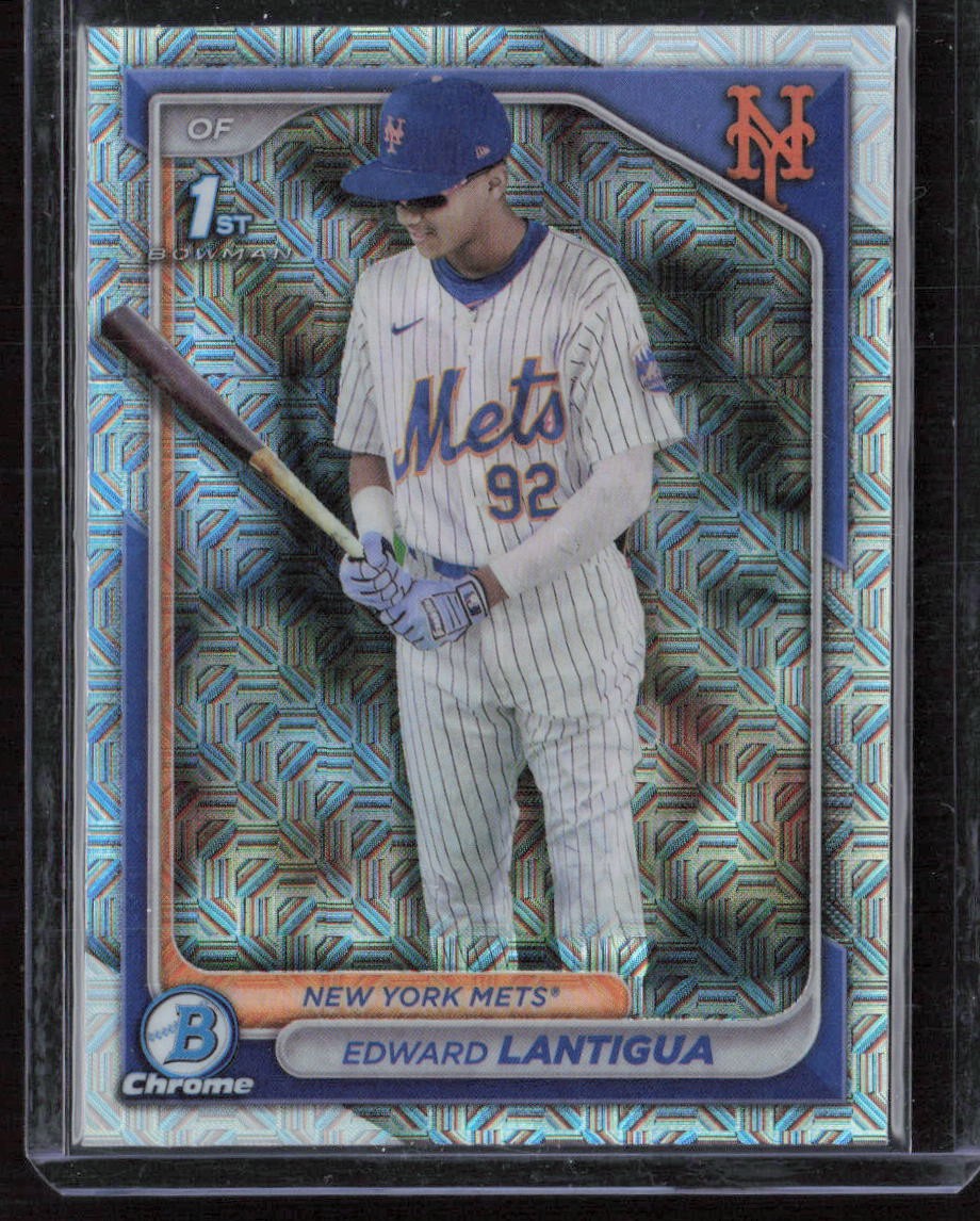 2024 Bowman Chrome #BCP-246 Edward Lantigua Mojo Refractor