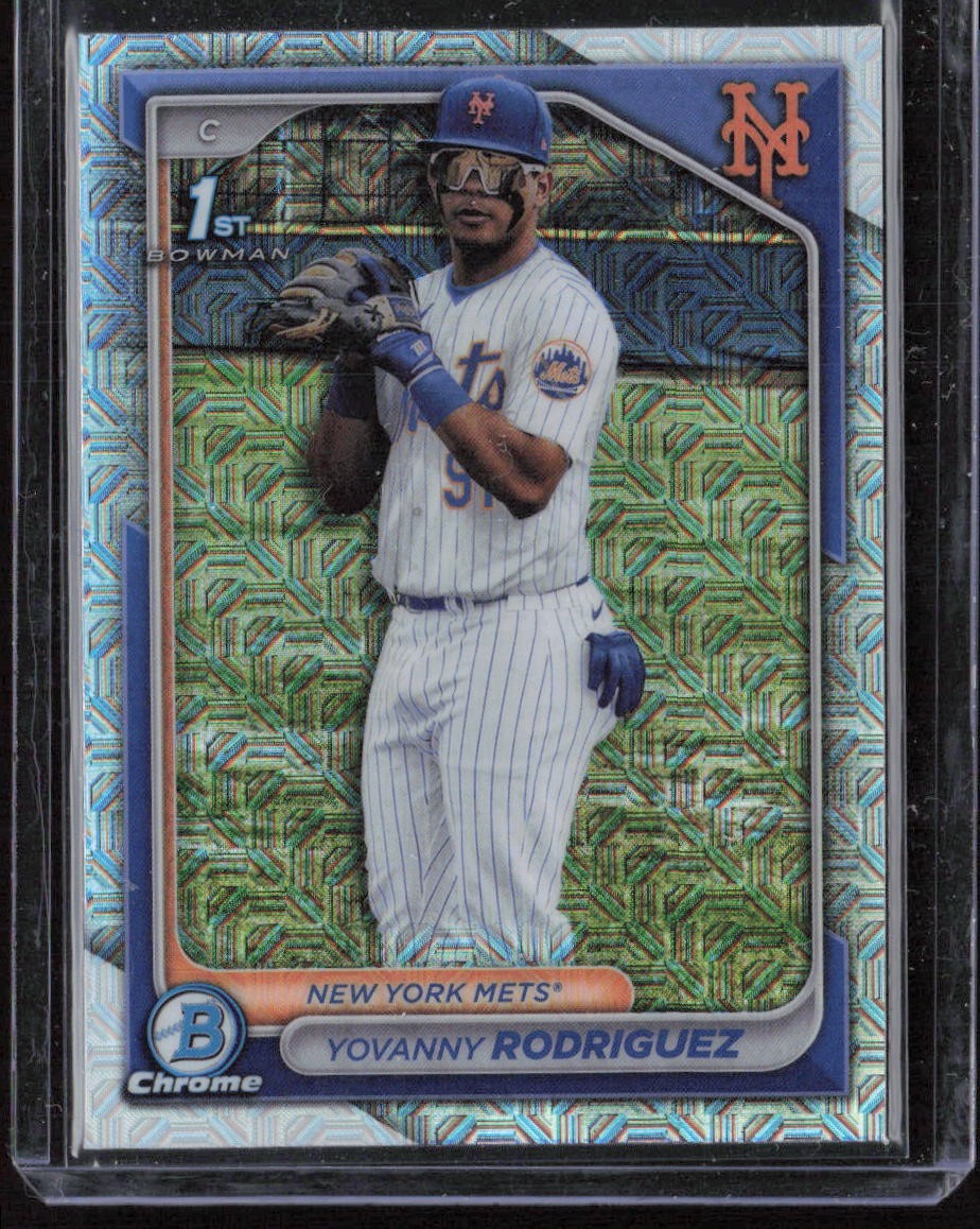 2024 Bowman Chrome #BCP-244 Yovanny Rodriguez Mojo Refractor