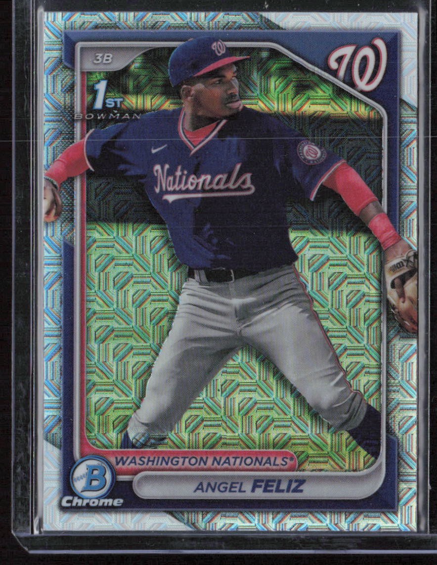 2024 Bowman Chrome #BCP-198 Angel Feliz Parallel