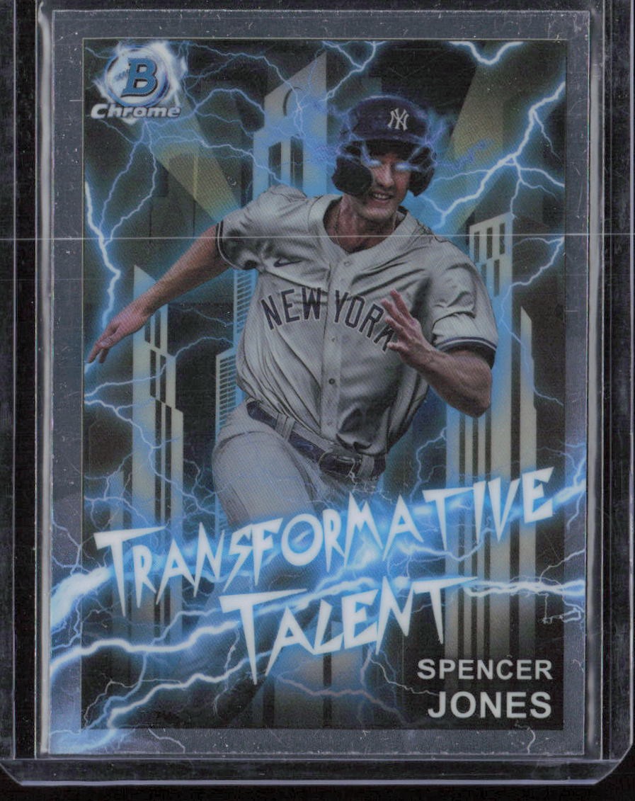2023 Bowman Chrome #TT-16 Spencer Jones Transformative Talent