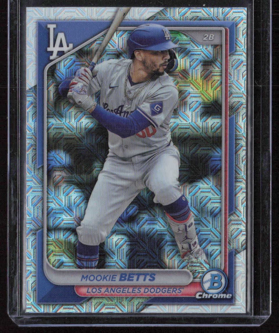 2024 Bowman Chrome #62 Mookie Betts Mojo Refractor