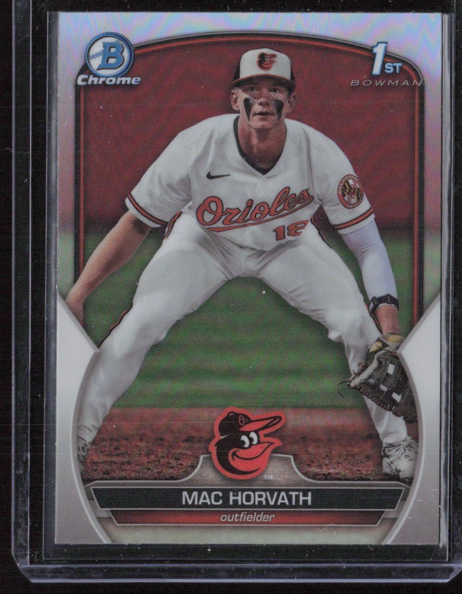2023 Bowman Chrome #BDC-90 Mac Horvath Refractor