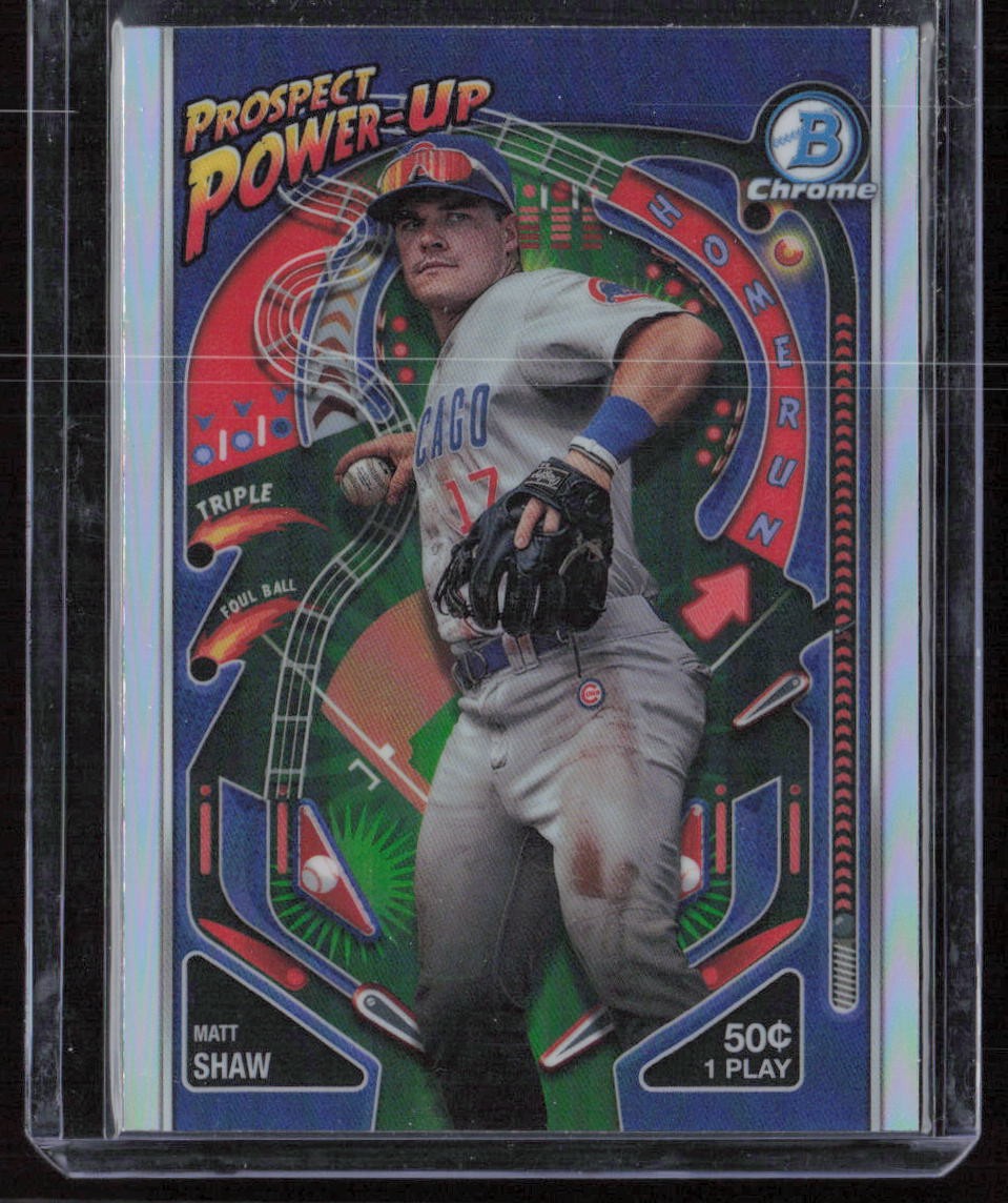 2024 Bowman Chrome Prospect Power-Up #PP-16 Matt Shaw