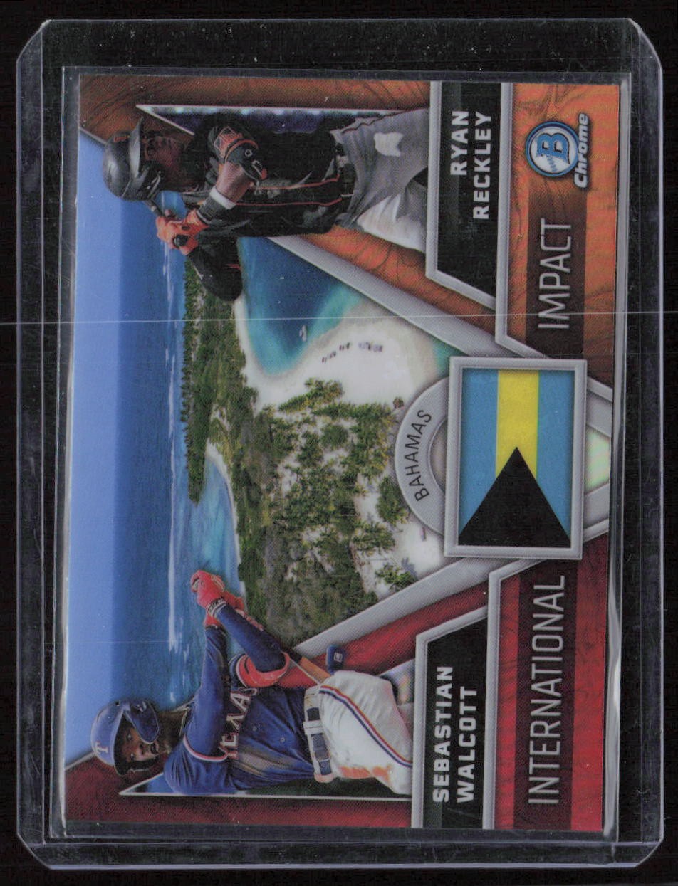 2024 Bowman Chrome #II-21 Sebastian Walcott Ryan Reckley International Impact