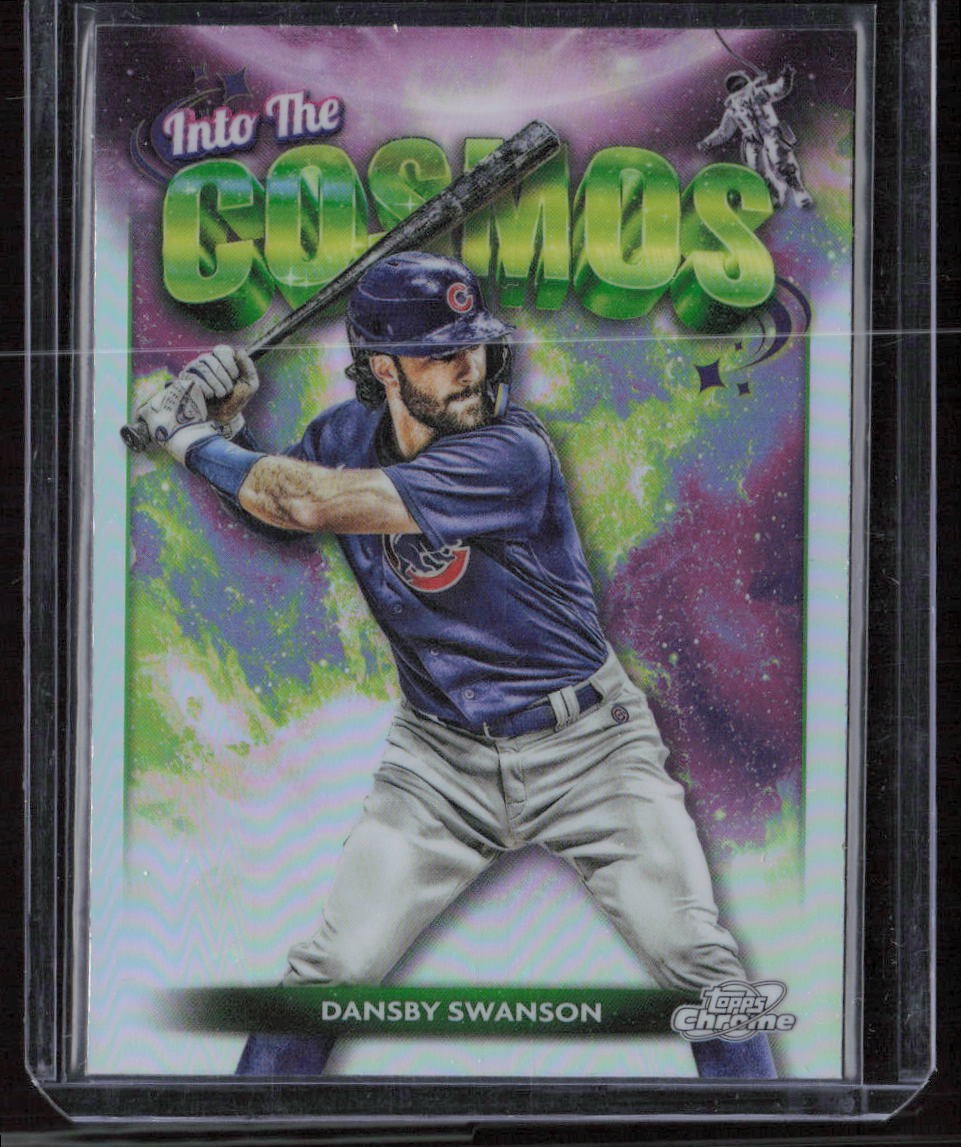 2024 Topps Cosmic Chrome Into The Cosmos #ITC-16 Dansby Swanson