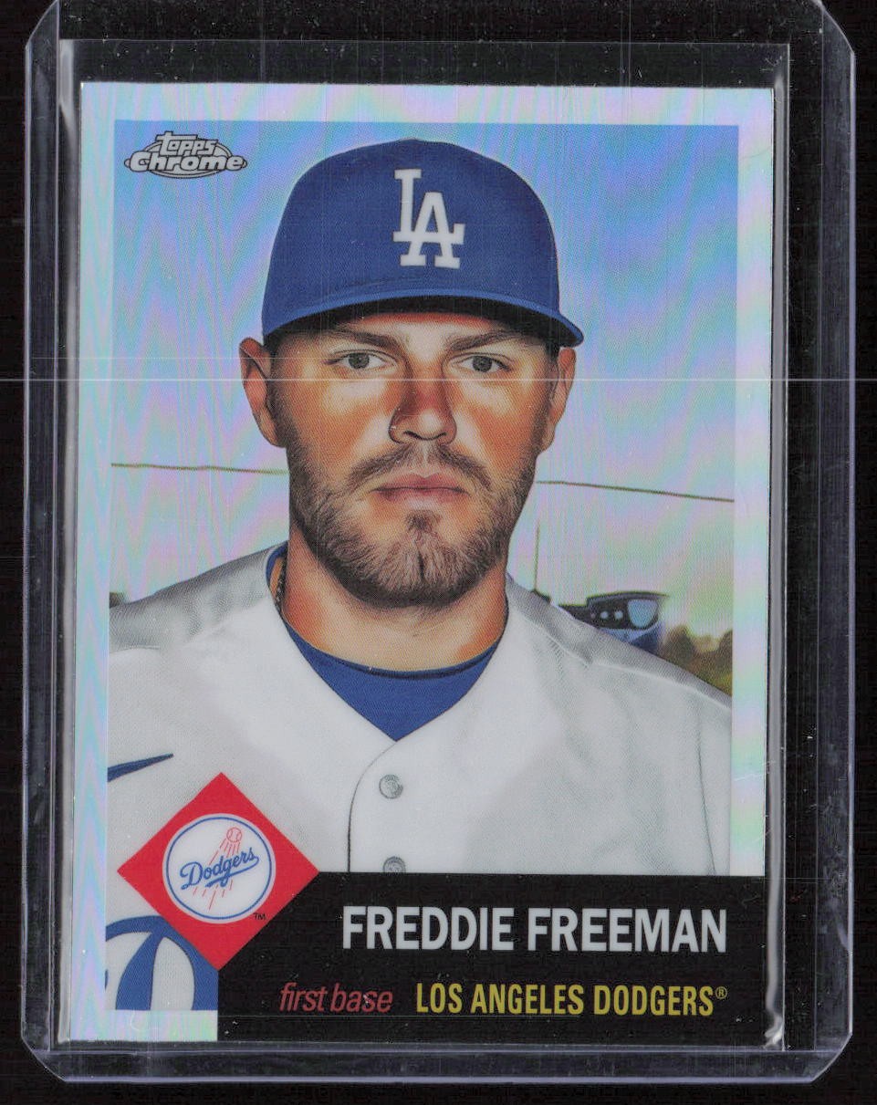 2022 Topps Chrome Anniversary #500 Freddie Freeman Refractor