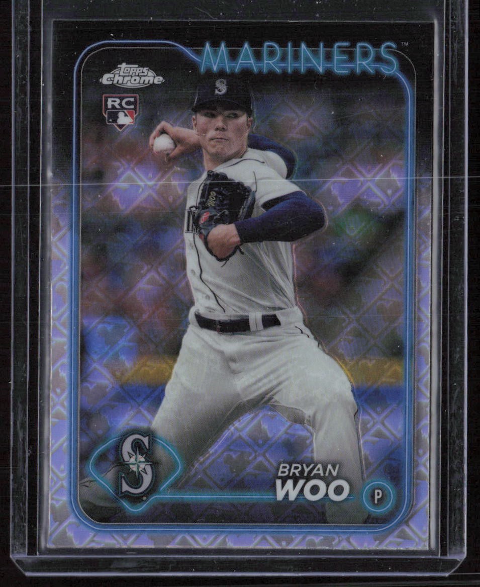 2024 Topps Chrome #172 Bryan Woo Logofractor