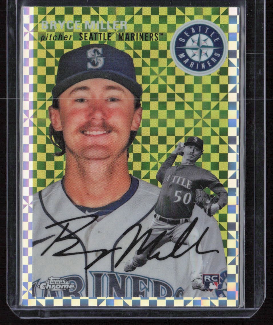 2023 Topps Chrome Anniversary #268 Bryce Miller X-Fractor