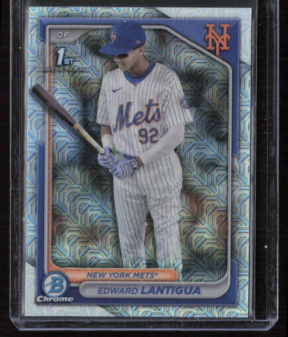 2024 Bowman Chrome #BCP-246 Edward Lantigua Mojo Refractor