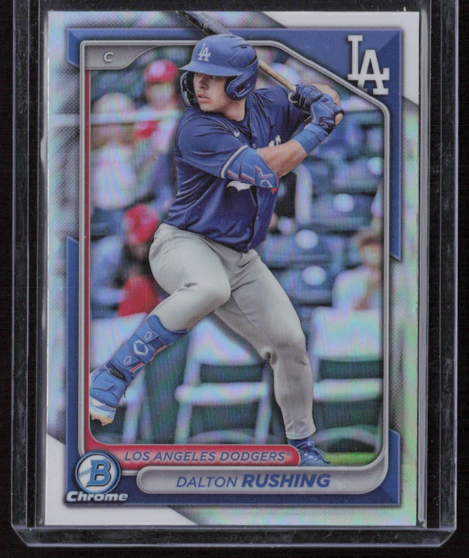 2024 Bowman Chrome #BDC-46 Dalton Rushing Refractor