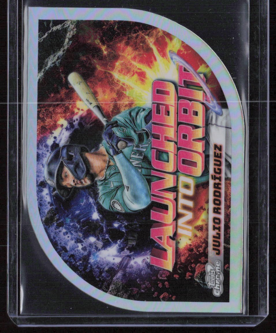 2024 Topps Cosmic Chrome Launched Into Orbit #LIO-12 Julio Rodríguez