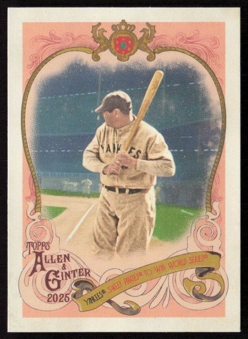 2025 Topps Allen & Ginter #SV-40 Babe Ruth Sweet Victory