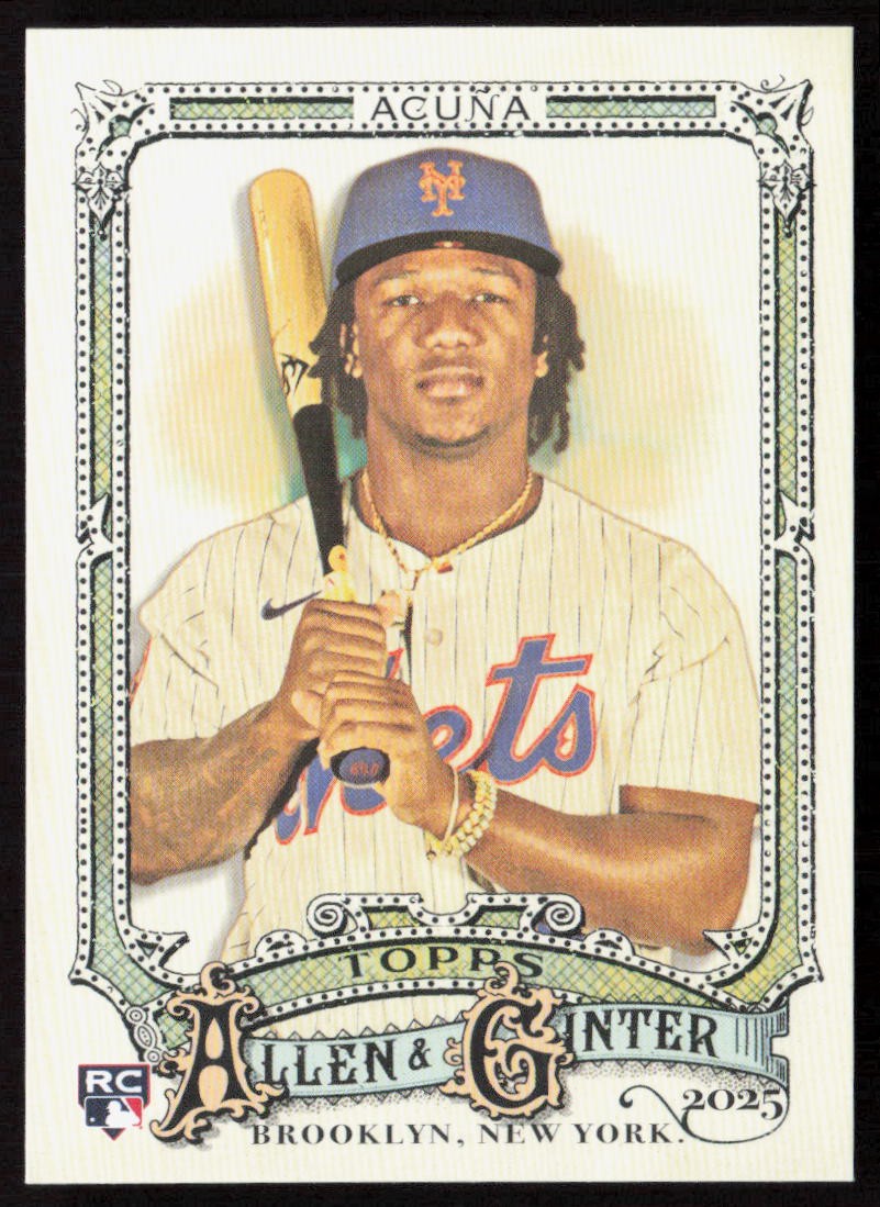 2025 Topps Allen & Ginter #107 Luisangel Acuña