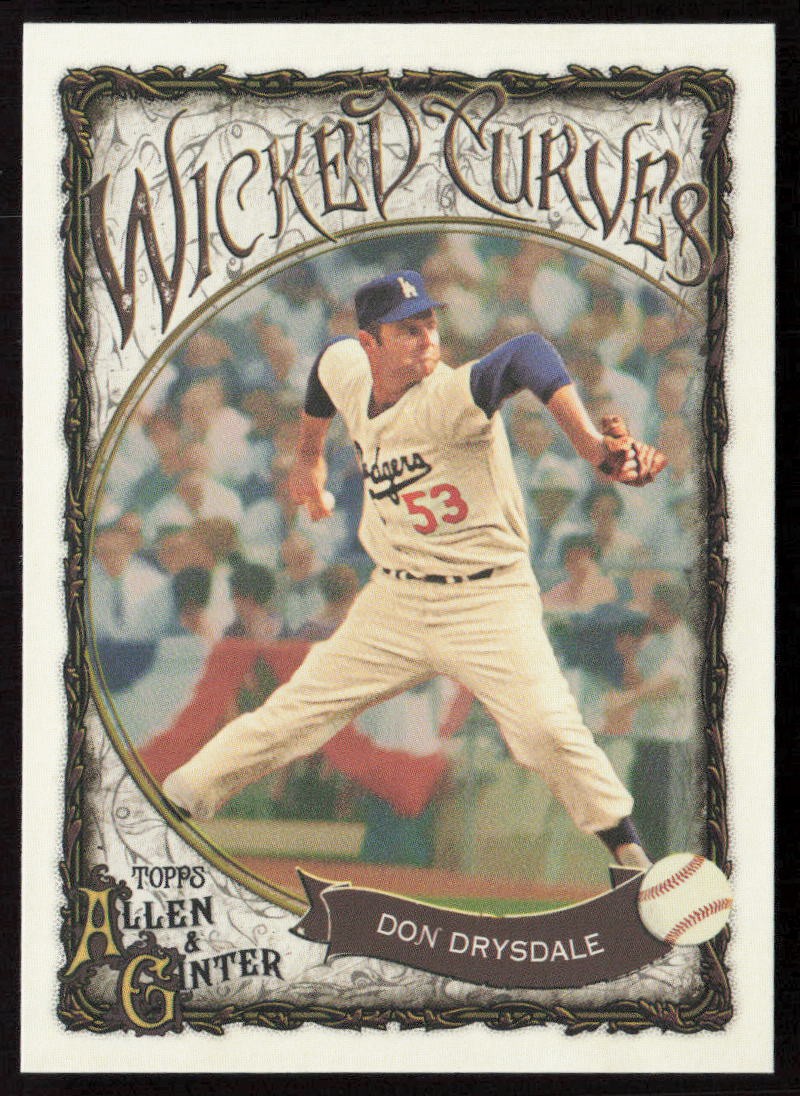 2025 Topps Allen & Ginter #WC-35 Don Drysdale Wicked Curves