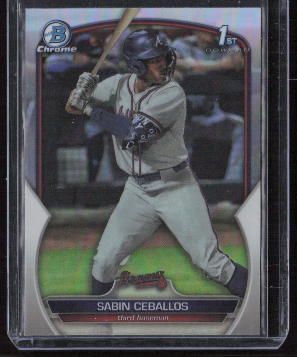 2023 Bowman Chrome #BDC-110 Sabin Ceballos Refractor