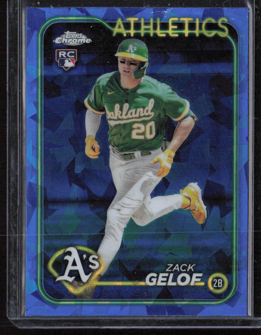 2023 Topps Chrome #166 Zack Gelof Sapphire