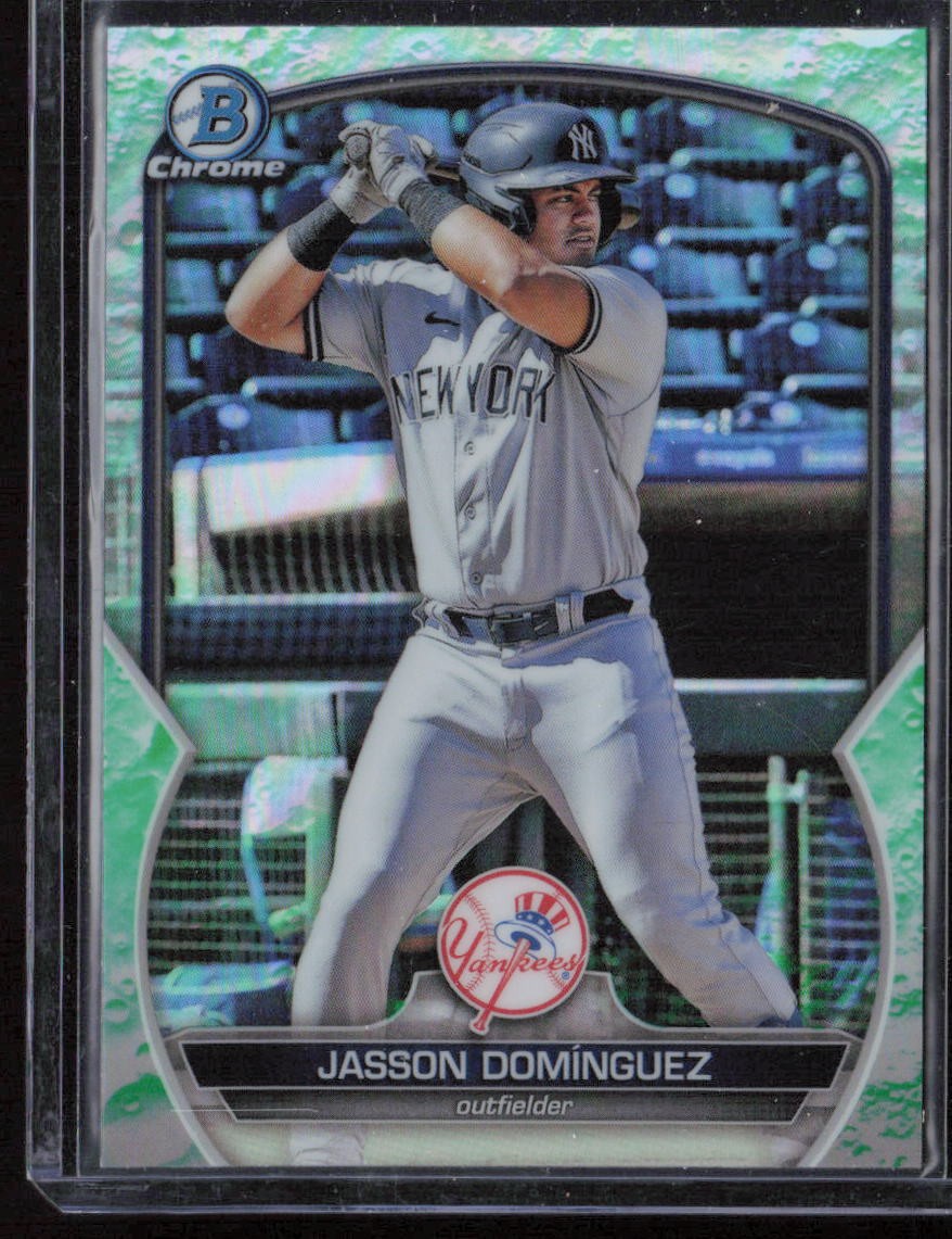 2023 Bowman Chrome #BCP-18 Jasson Domínguez Lunar Refractor