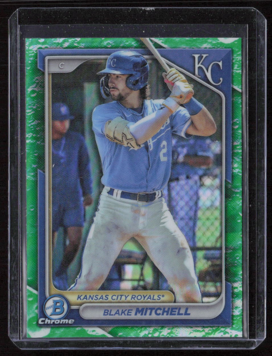 2023 Bowman Chrome #BCP-117 Blake Mitchell Lunar Refractor