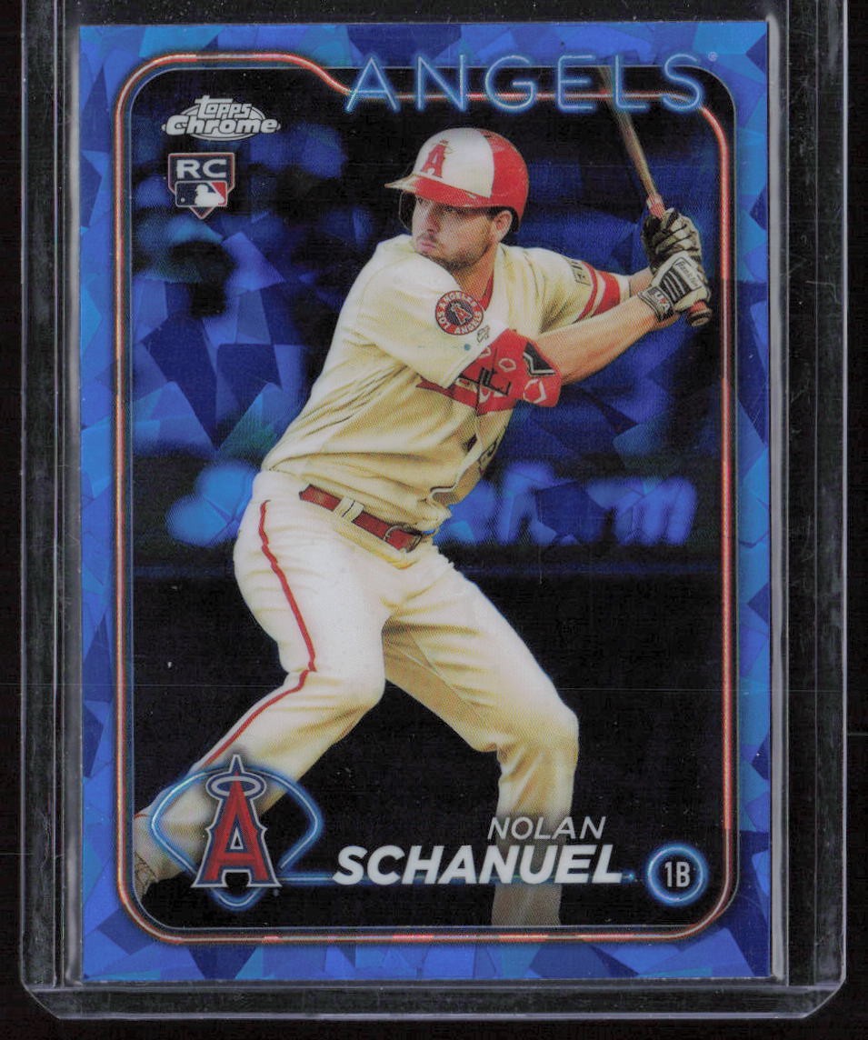 2023 Topps Chrome #53 Nolan Schanuel Sapphire