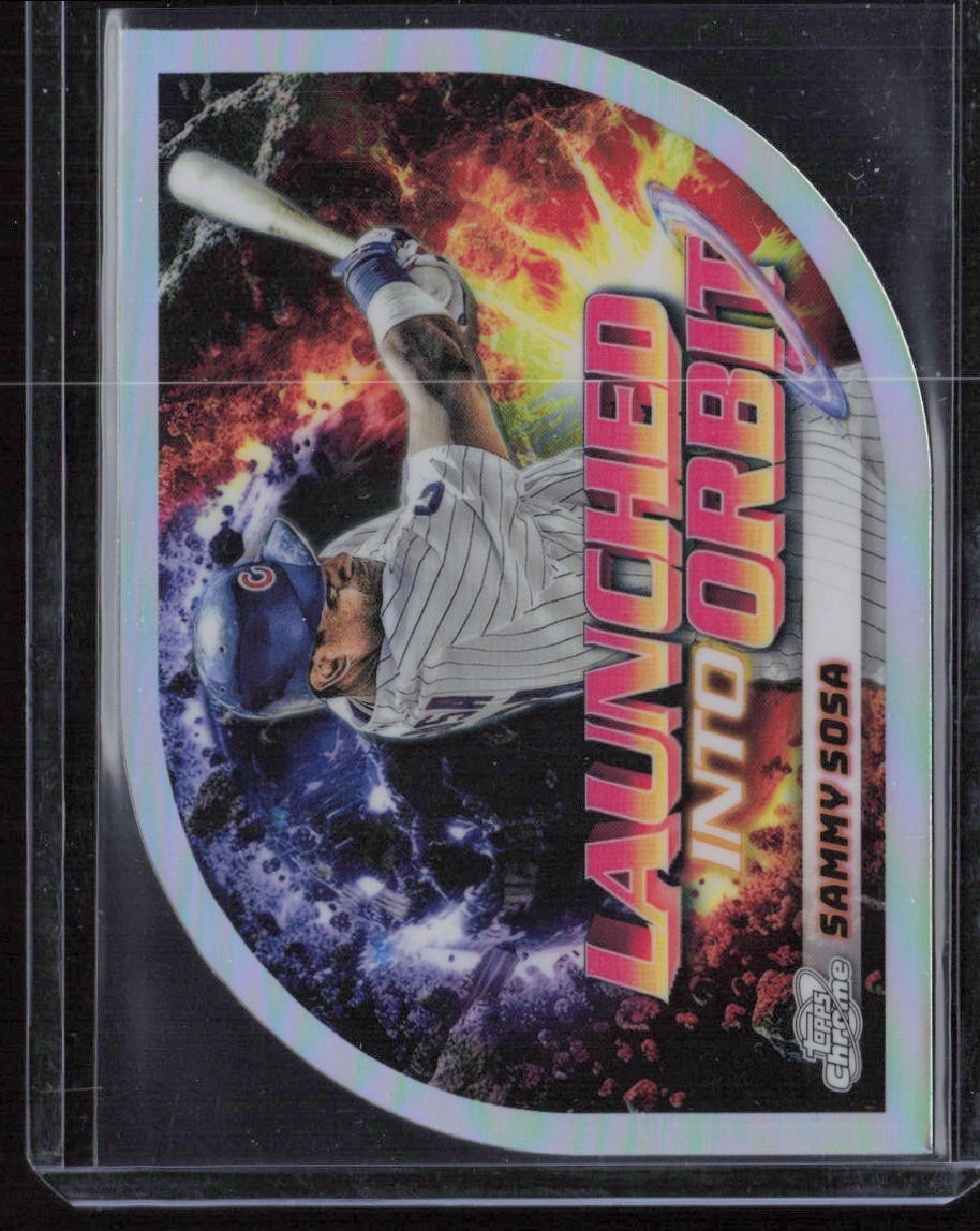 2004 Topps Cosmic Chrome Launched Into Orbit #LIO-10 Sammy Sosa