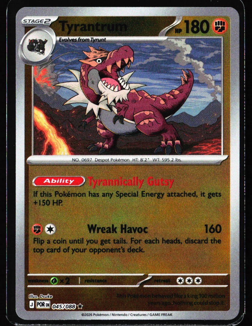 2026 Perfect Order #45 Tyrantrum
