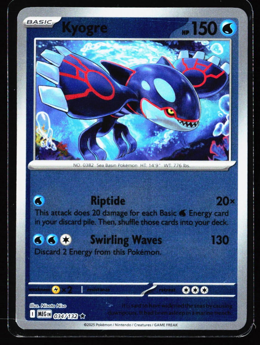 2025 Mega Evolution #34 Kyogre