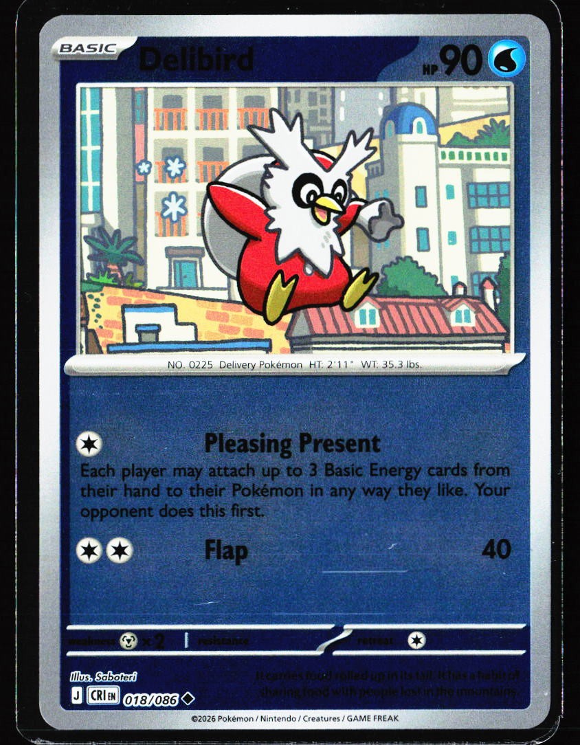 2026 Chaos Rising #18 Delibird