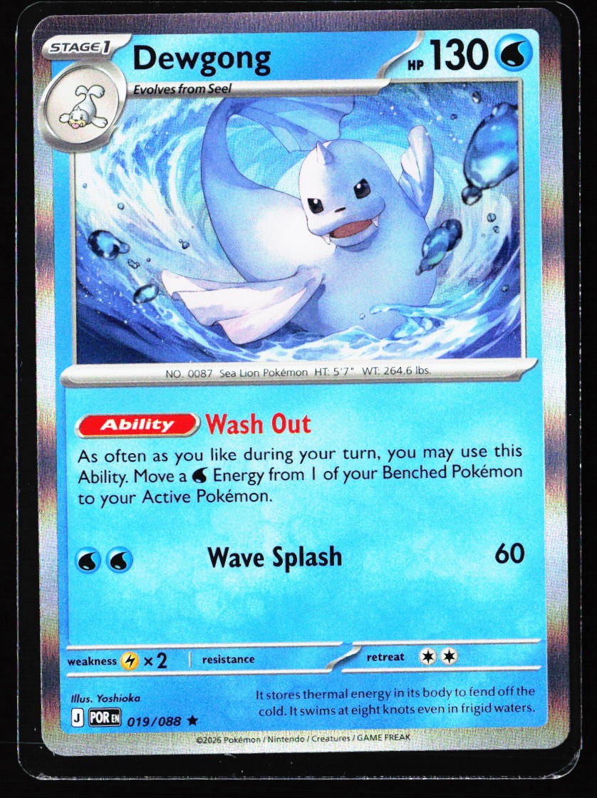 2026 Perfect Order #19 Dewgong
