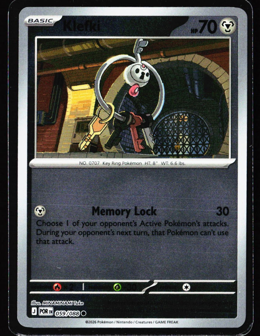 2026 Perfect Order #59 Klefki
