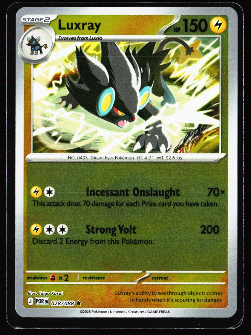 2026 Perfect Order #28 Luxray