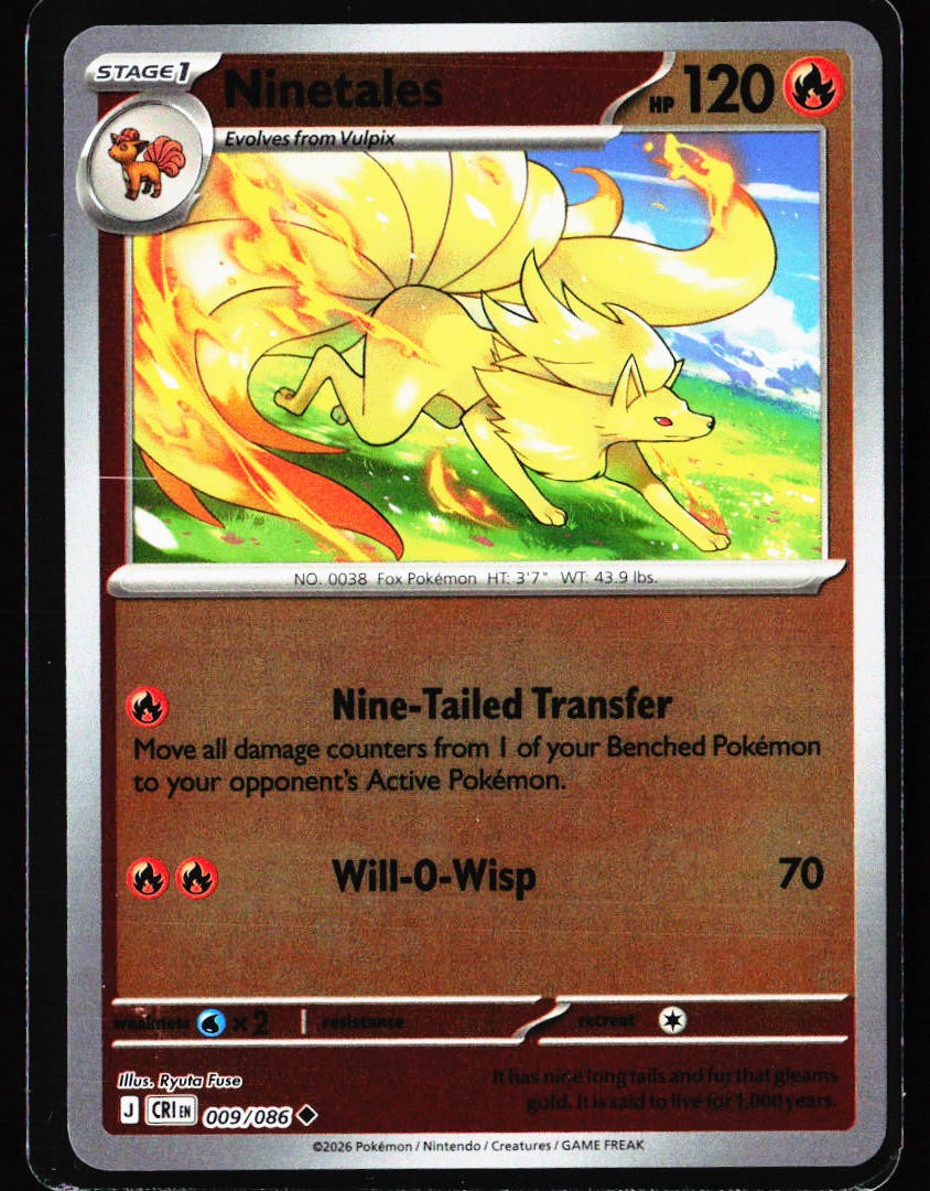 2026 Chaos Rising #9 Ninetales