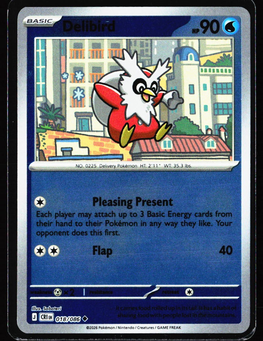 2026 Chaos Rising #18 Delibird