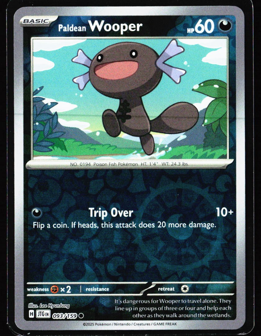 2025 Journey Together #93 Paldean Wooper