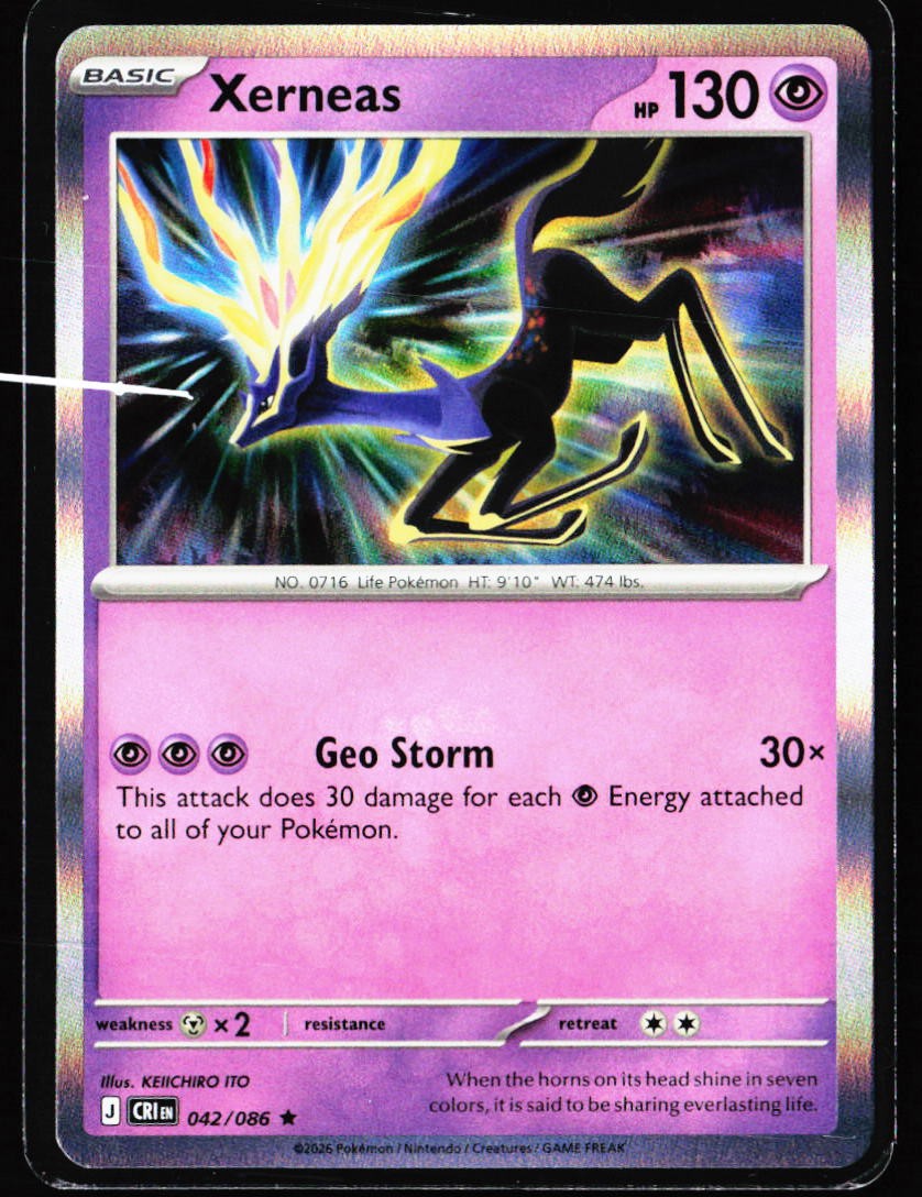 2026 Chaos Rising #42 Xerneas