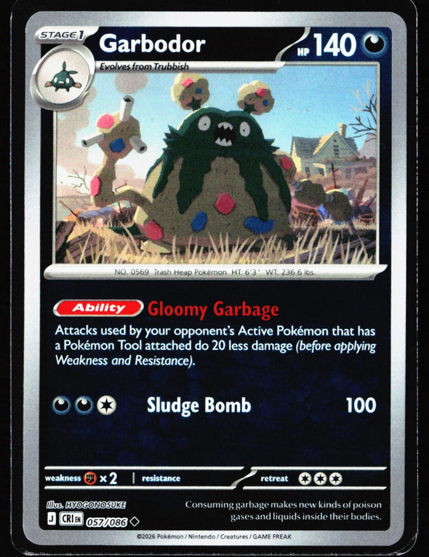 2026 Chaos Rising #57 Garbodor
