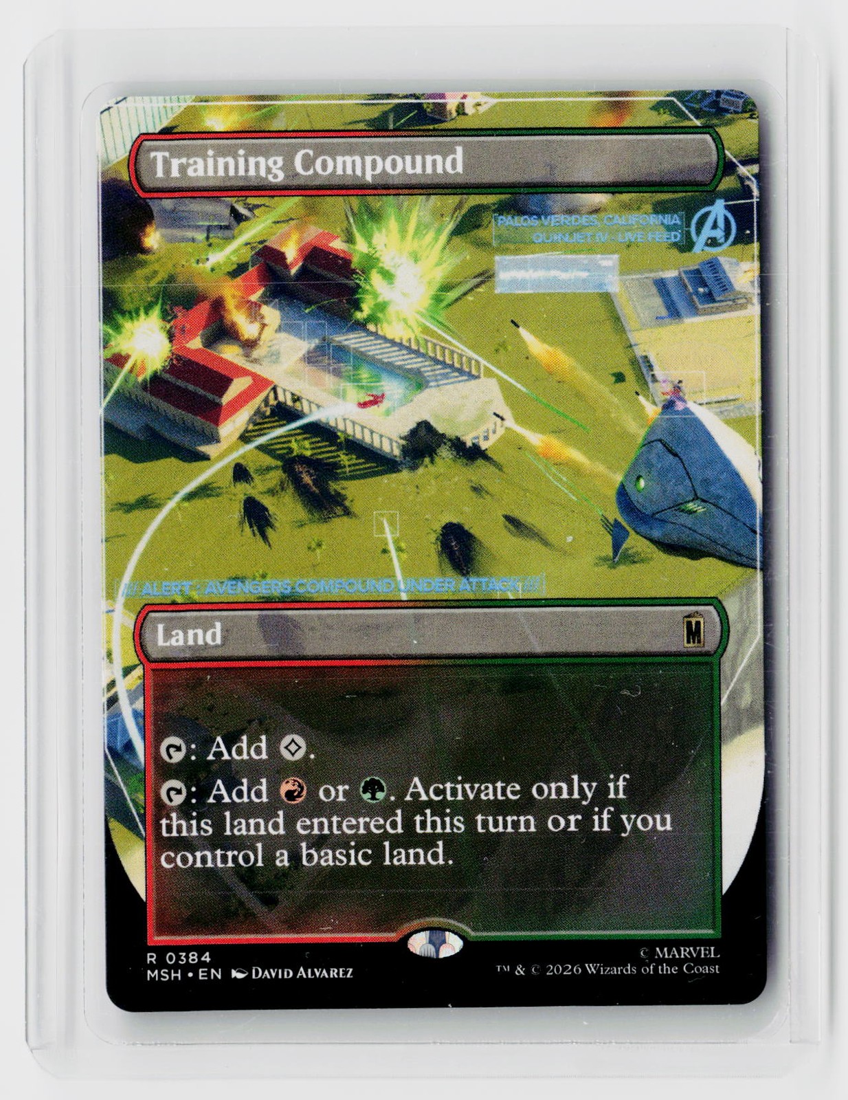 Marvel Super Heroes #384 Training Compound (Borderless)