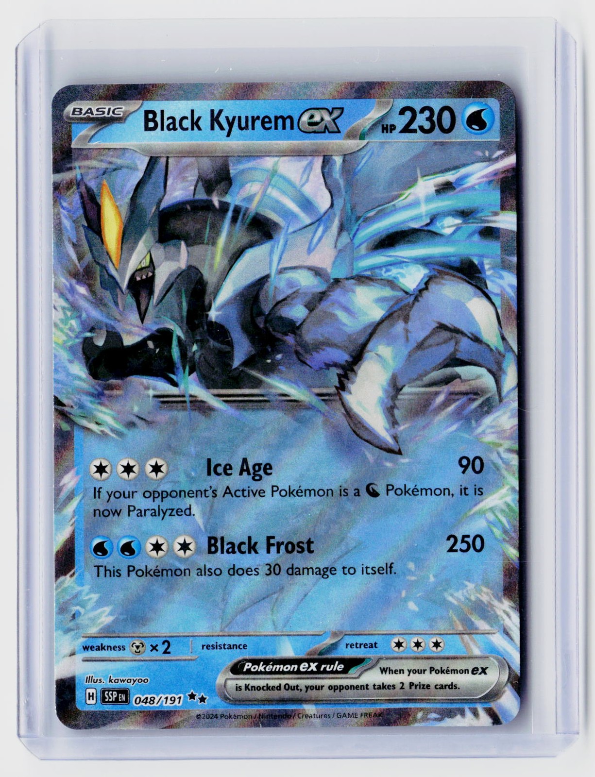 SV08: Surging Sparks #048/191 Black Kyurem ex - 048/191 Holo
