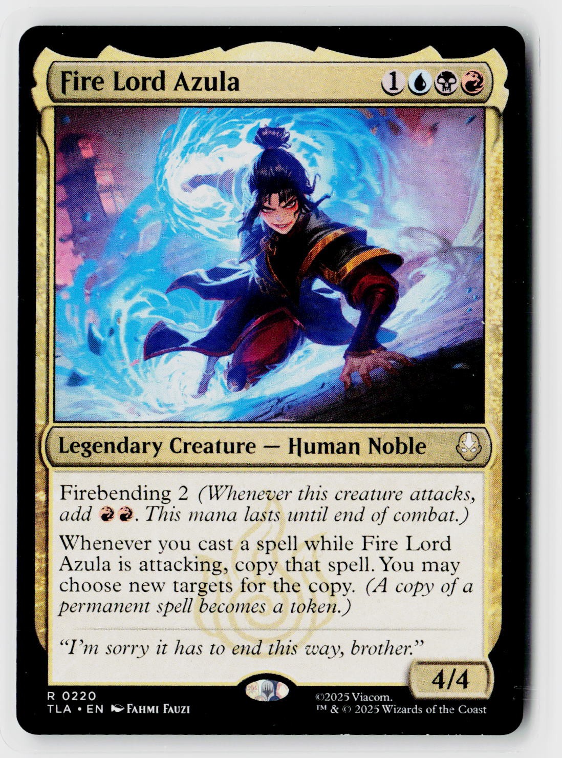 Avatar: The Last Airbender #220 Fire Lord Azula