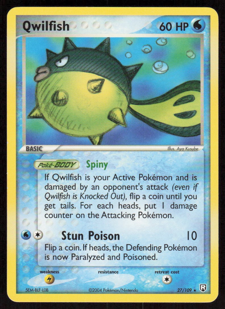 Team Rocket Returns #27 Qwilfish