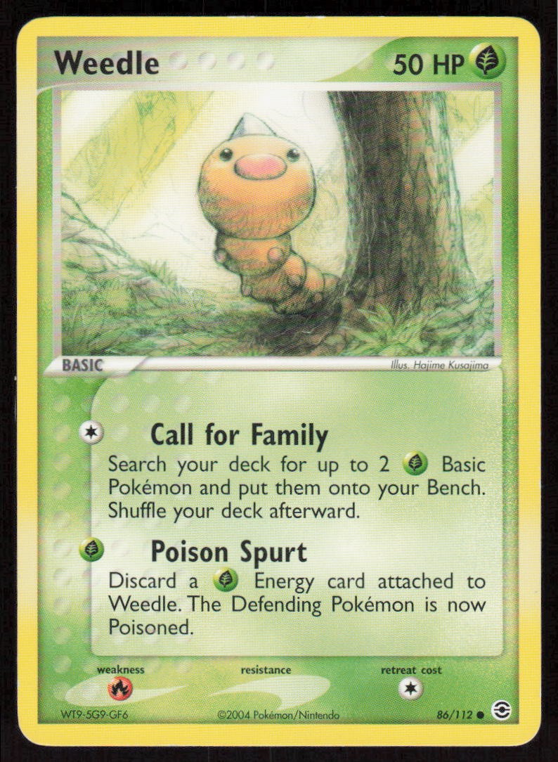 FireRed & LeafGreen #86 Weedle